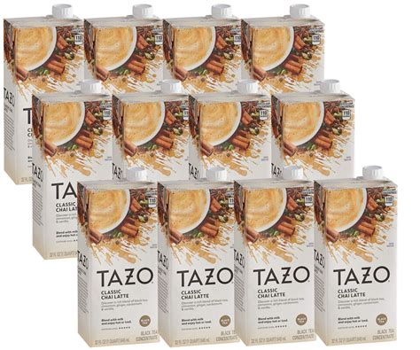 TAZO Chai Tea Latte 1:1 Concentrate | 946ml/32 Fl Oz | 12/CASE ...
