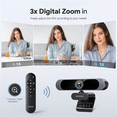 DEPSTECH DW49 Pro 4K Webcam, Ultra HD 1/2.55'' Sony India | Ubuy