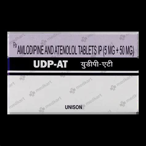 UDP AT 5/50MG TABLET 14'S, Price, Composition & Generic Alternatives ...