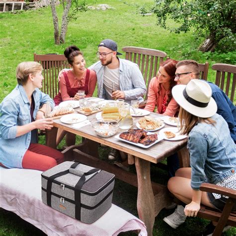 Buy LUNCIA Double Decker Insulated Casserole Carrier for Hot or Cold ...