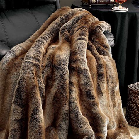 Limited Edition Faux Fur Throw // Coyote - Fabulous Furs - Touch of Modern