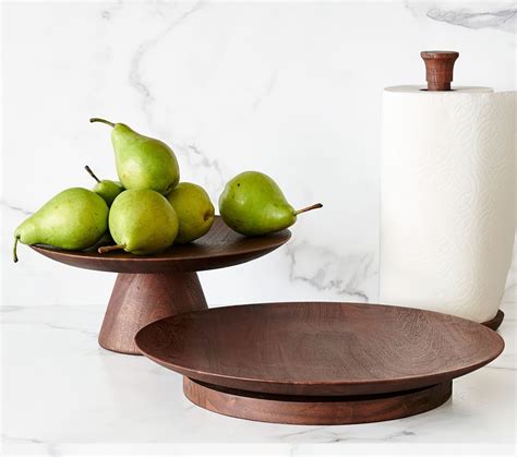 Chateau Handcrafted Wood Cake Stand