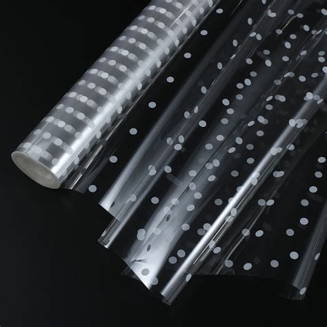 Cellophane Wrap Roll Clear Paper Wrapping Gift Transparent Basket Bags ...