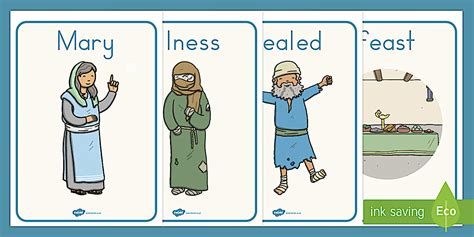 The Miracles of Jesus Bible Stories Posters