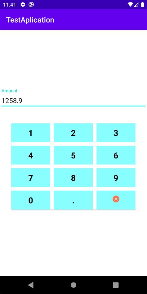 Image result for Android Native App Number Keyboard