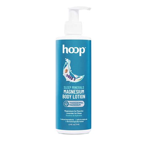hoop Magnesium Sleep Body Lotion | Topical Magnesium Chloride ...