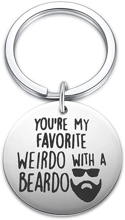 Generic You're My Favorite Weirdo Keychain - Funny Valentine's Day ...