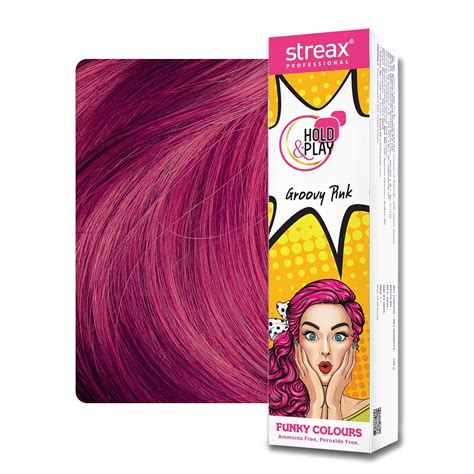 Streax Professional Hold and Play Funky Colours, Hair Color, 100g ...
