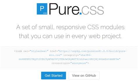 Image result for Pure CSS Framework