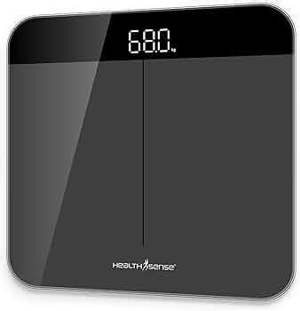 HealthSense Weight Machine for Body Weight, Digital Weighing Scale with ...