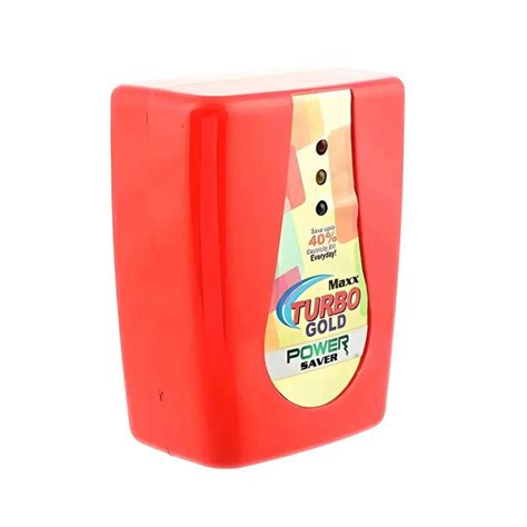 Super Power Saver Maxx Turbo Gold – Home Energy Saver Device (220V, Re ...