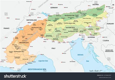 Image result for The Alps Map