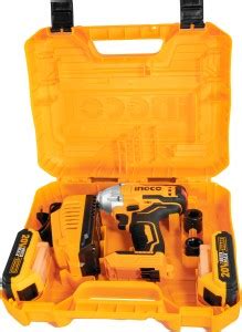 INGCO 20V Cordless Impact Wrench, Brushless, 300NM, 2 Sockets, 2 ...