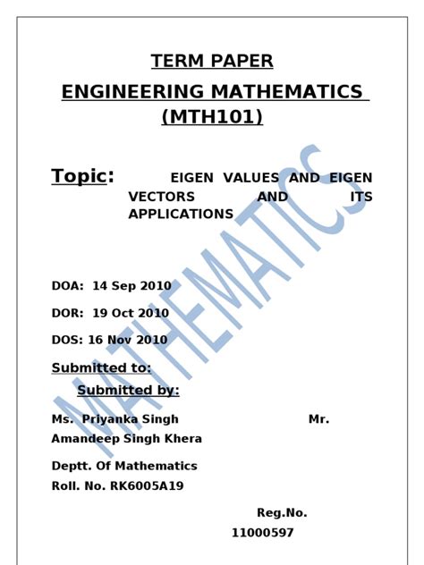 Image result for Eigenvector Applications