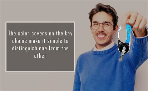 Techpro Stainless Steel Keychain Heavy Duty For Men And Women, Blue ...