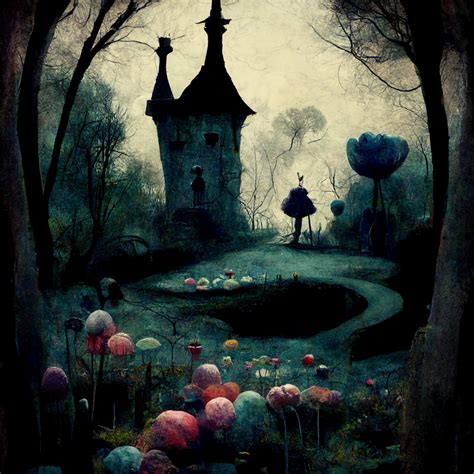 Dark Alice In Wonderland Art