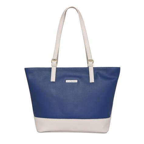 Buy Caprese Brickly Medium Tote Bag Navy Online