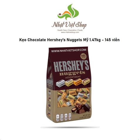 Kẹo Chocolate Hersheys Nuggets Mỹ 1.47kg - 145 viên
