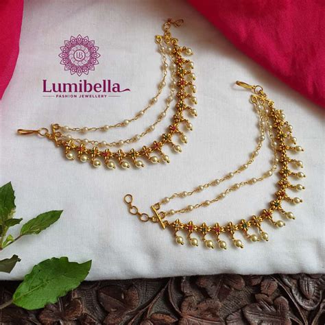 Buy Champasaralu Ear Chains | Latest Ear Chains Online – LumibellaFashion