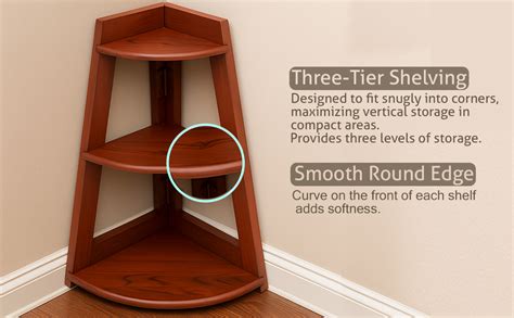 NAFZAC Wooden Kitchen Organizer Rack | Kitchen Corner Rack Organizer ...