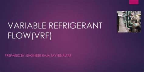 Image result for Variable Refrigerant Flow Installation