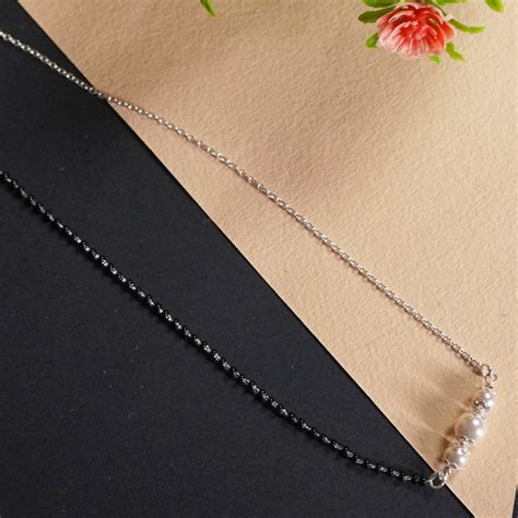 Shop Contemporary pearl mangalsutra designs . – Siddhi Silver