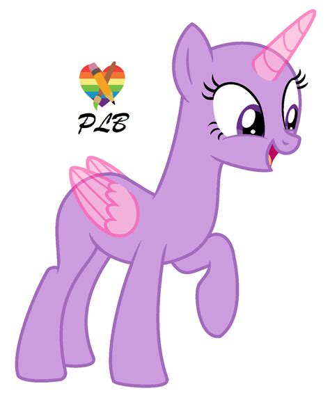 Mlp Base Happy Alicorn by PrincessLilyBrush on DeviantArt