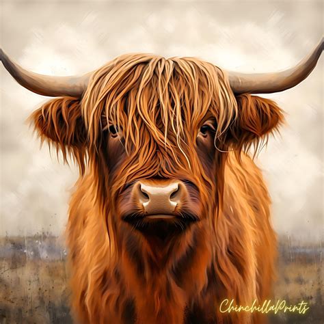 This item is unavailable - Etsy | Highland cow canvas, Highland cow art ...