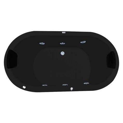 MADONNA Penguin 5.5 Feet Acrylic Jacuzzi Oval-Shaped Drop-In Bathtub ...