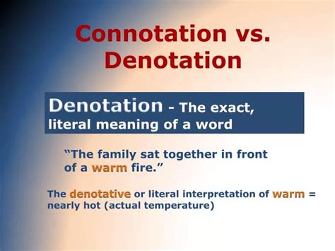 Rezultat imagine pentru Connotation vs Denotation