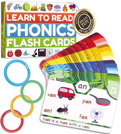 Buy Phonics Flashcards - Learn to Read in 20 Stages - Digraphs CVC ...