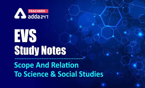 Scope And Relation To Science & Social Studies :Download EVS Pedagogy ...