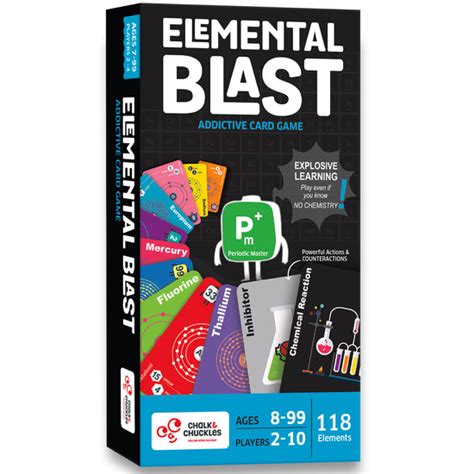 Elemental Blast-Chemistry Card Game for Kids 8-14 Years, Educational ...