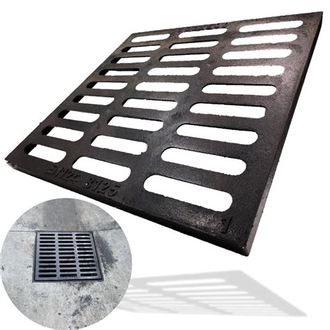 Cast Iron Drain Grate 20x20 Outdoor Drain Cover C Class | Desertcart INDIA