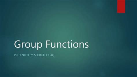 Image result for Group Functions SQL