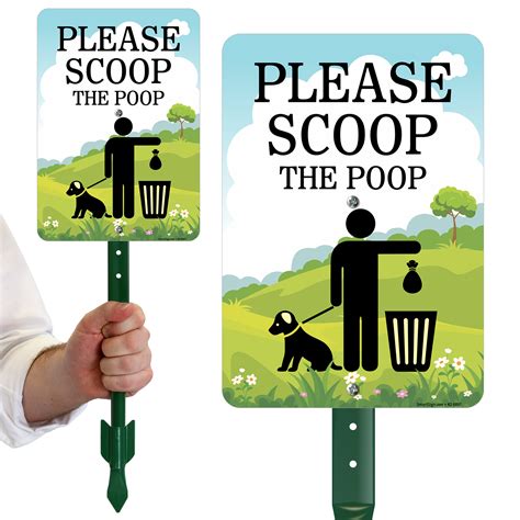 Image result for Dog Poop Signs
