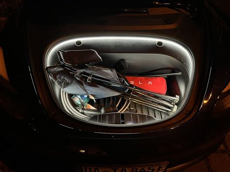 2023 Tesla Model 3 - frunk light install · Olex's stuff