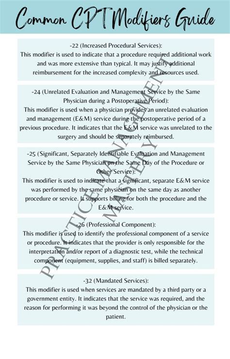 CPT Modifiers 的图像结果