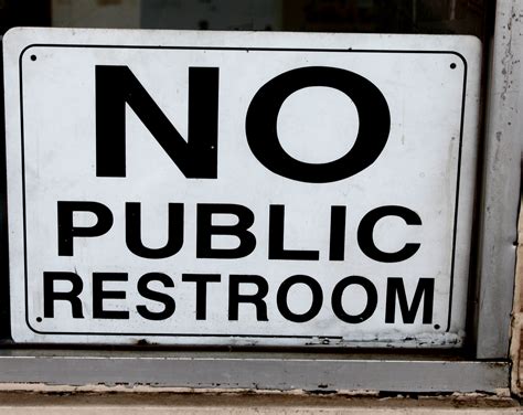 No Public Restroom Sign – Photos Public Domain