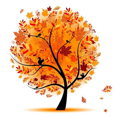 Image result for Fall Tree Vector
