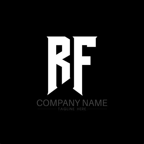 RF Letter Logo Design. Initial letters RF gaming's logo icon for technology companies. Tech ...