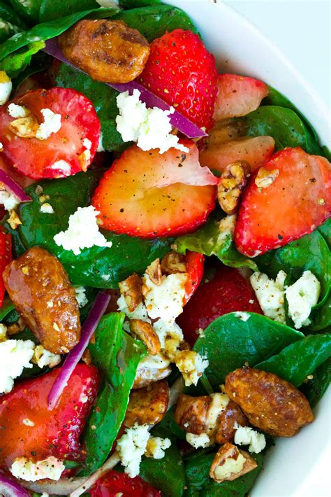 Easy Strawberry Spinach Salad Recipe - The Anthony Kitchen