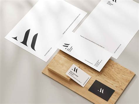 Delicate Shadows Stationery Mockup