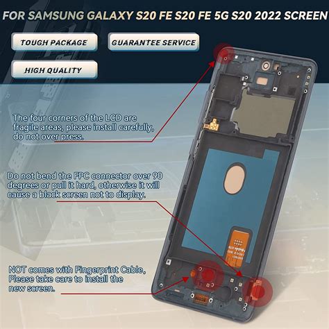 Buy Screen for Samsung Galaxy S20 FE 2022/S20 FE 5G 2022/S20 2022 ...