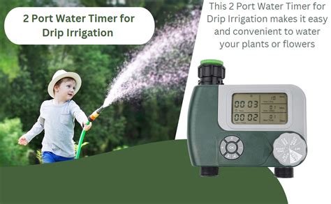 ARTERA - 2 Port Water Timer for Drip Irrigation : Amazon.in: Garden ...