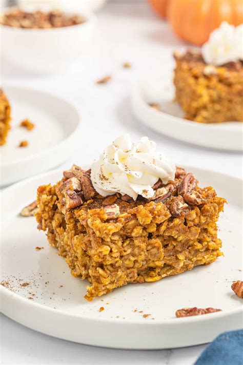 Baked Pumpkin Oatmeal - Super Healthy Kids