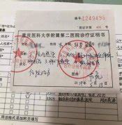 重庆医院病历单图片实拍(10张) - 我要证明网