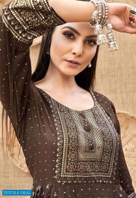 KANAK MEHAK ONE PIECE RAYON KURTI BEAUTIFUL DESIGN - textiledeal.in