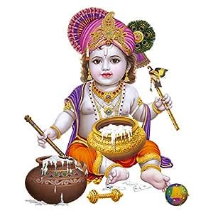 Buy Rangoli Large Modern Art Wall Sticker Mullticolor Vinyl Sticker ...