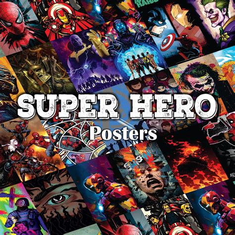 Superhero Posters | Comic & Hero Wall Art – The Poster Valley